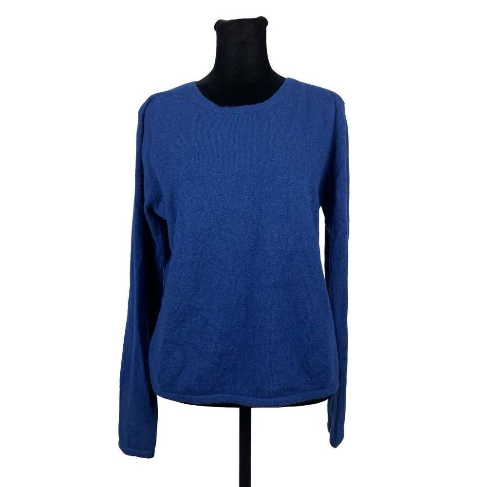 Evelyn Grace 100% Cashmere Crew Neck Knit Sweater - Women’s L